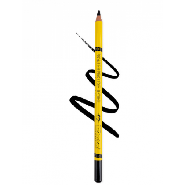 قلم محدد للعين اسود ضد الماء من فورايفر52-WKP001