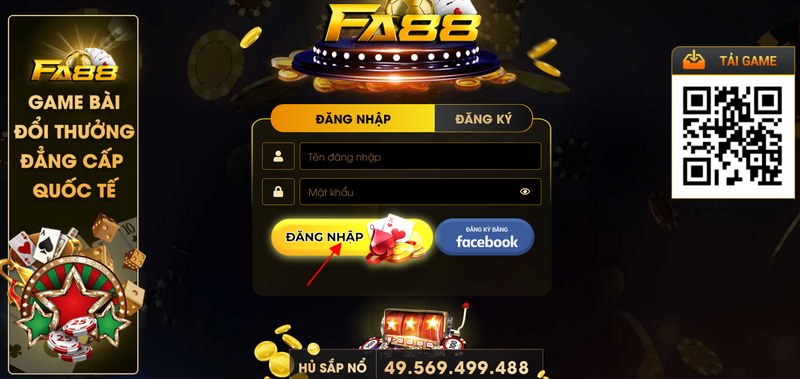 đăng nhập fa88 qua 3 bước