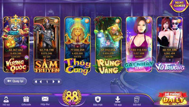 88vin.shop - Thiên đường game đổi thưởng hấp dẫn năm 2022