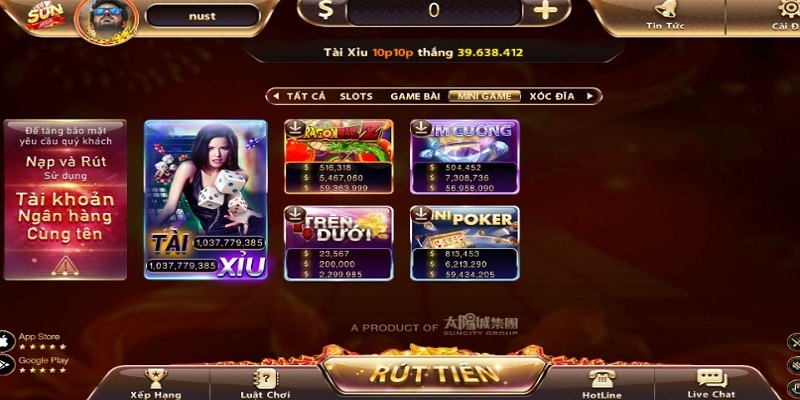 Sân chơi sở hữu thiết kế hình ảnh rất bắt mắt