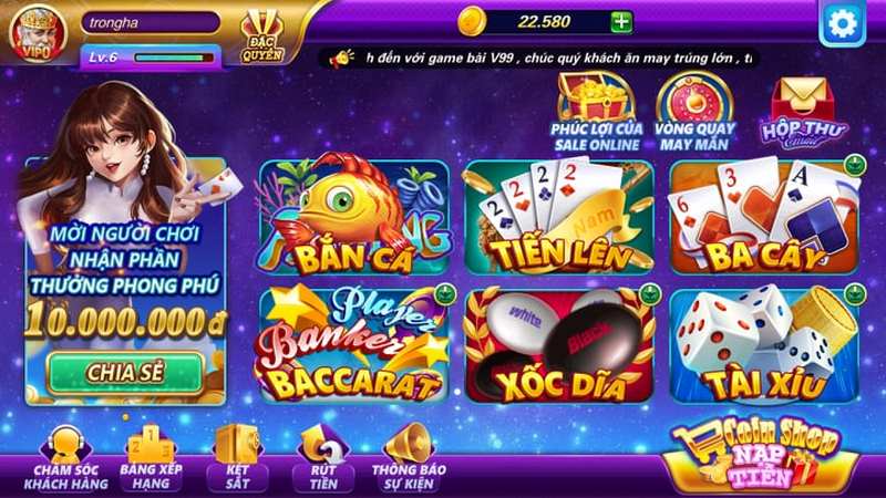 Cược nổ hũ xây dựng với kho giải thưởng trị giá khổng lồ