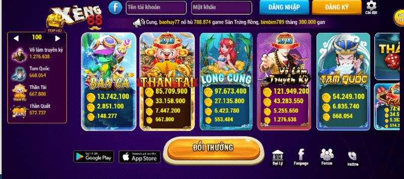 Xeng88 là cổng game đổi thưởng đỉnh cao