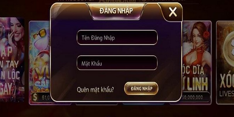 Bấm vào “Quên mật khẩu” ngay dưới phần đăng nhập